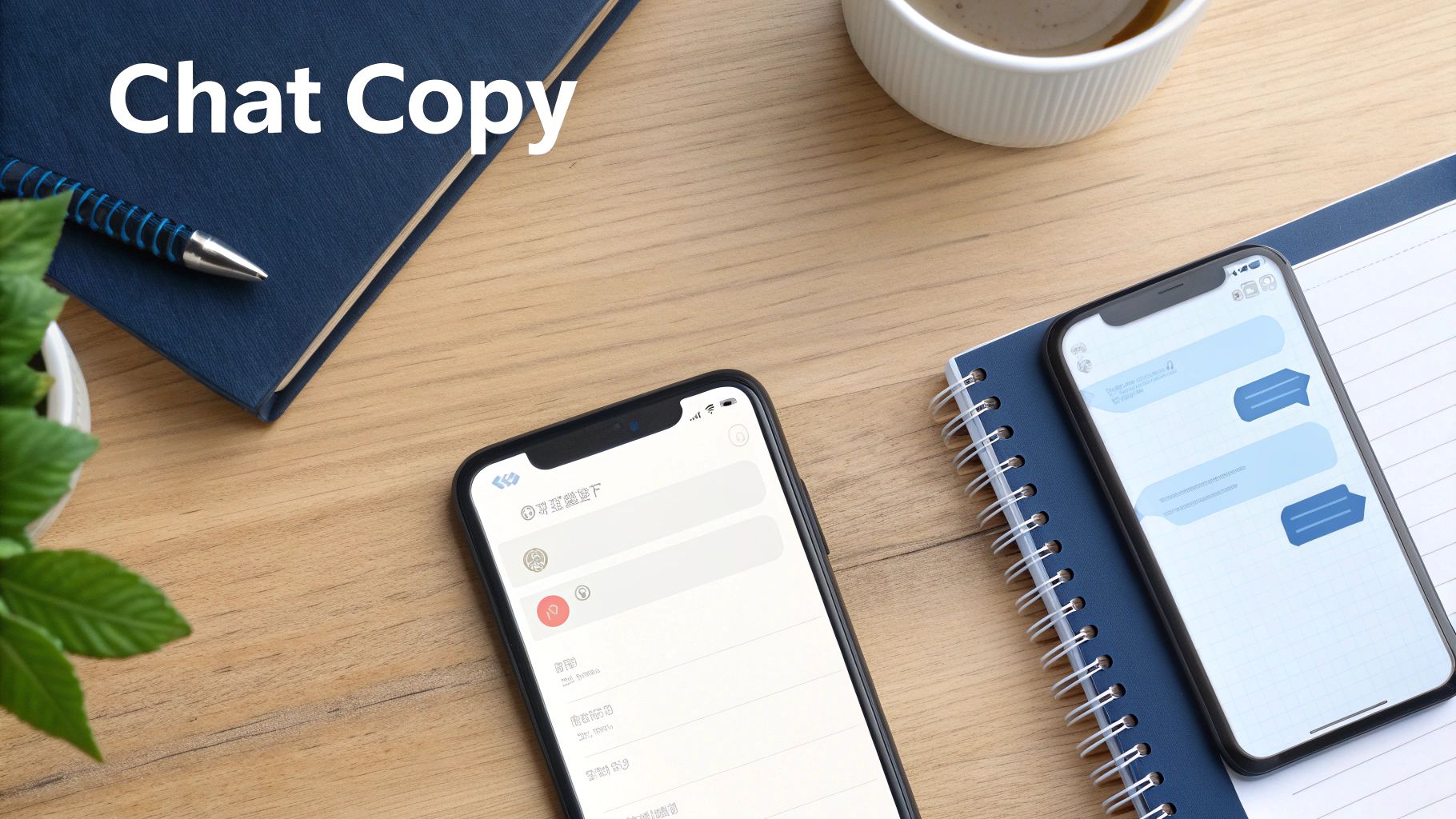 A person interacting with a chatbot on their phone, showing engaging dialogue with buttons and quick replies.