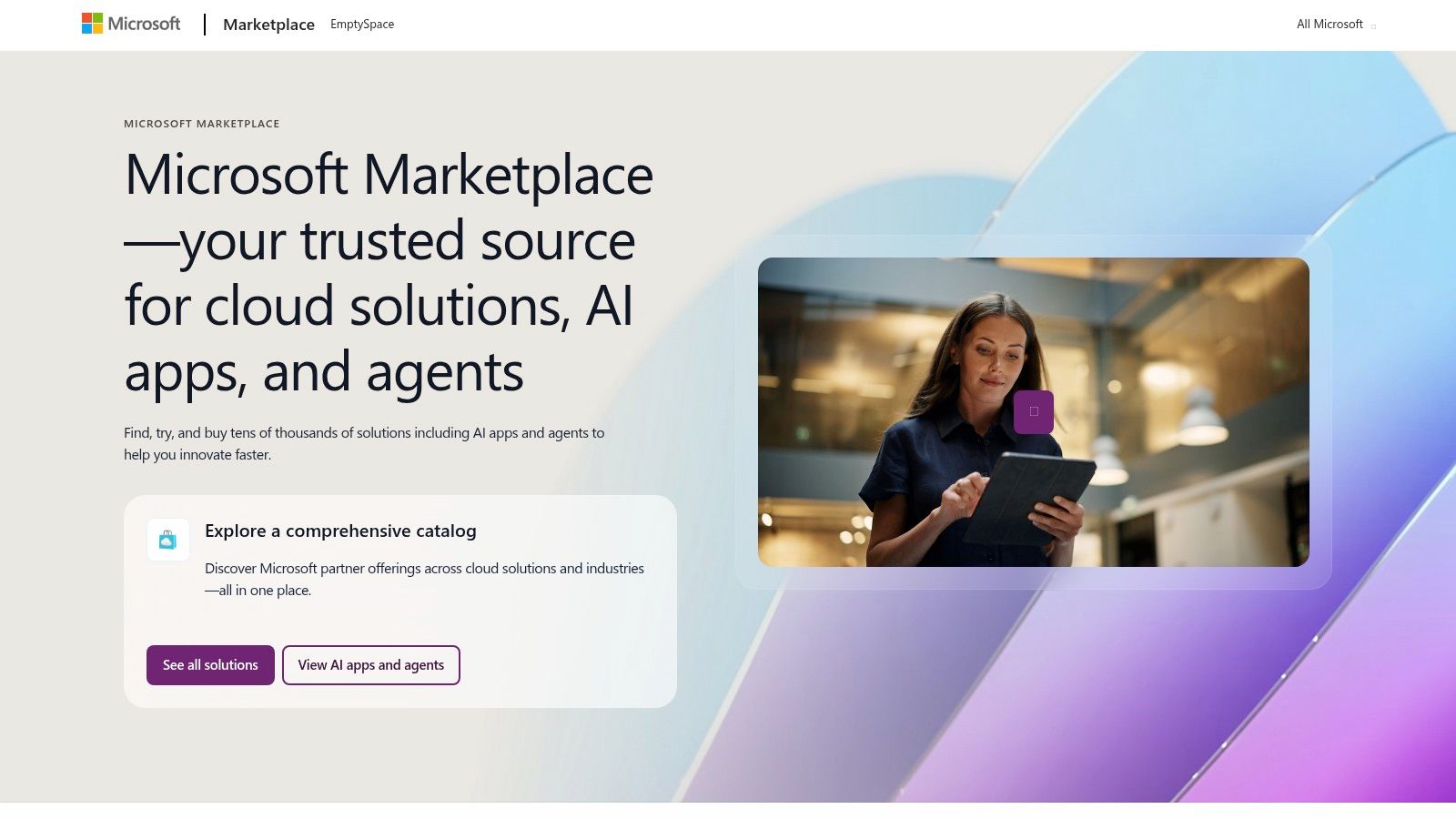Microsoft Marketplace (AppSource + Azure Marketplace)